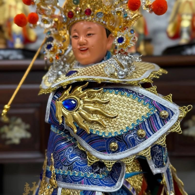 藍色 手工太子戰甲