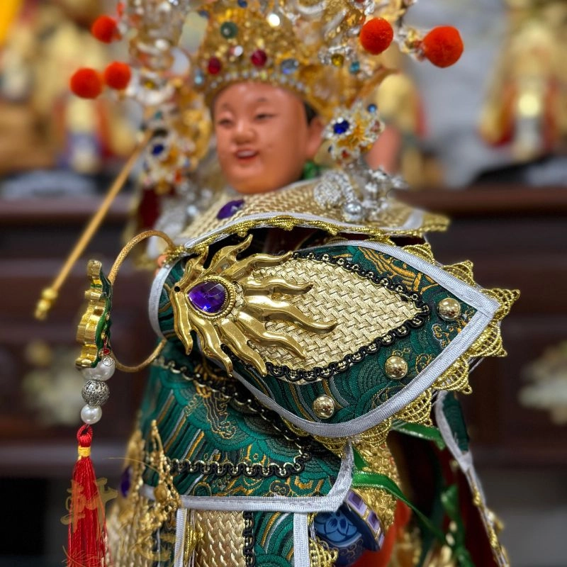 綠色 手工太子戰甲