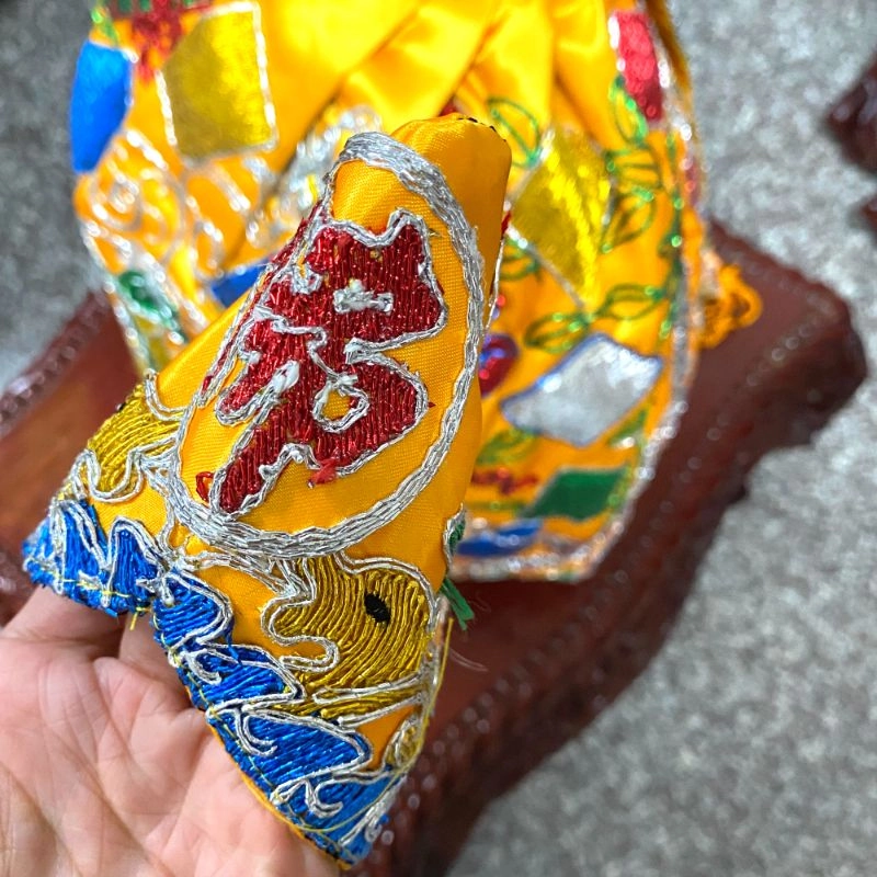 仿潮濟公衣(破衣)_黃