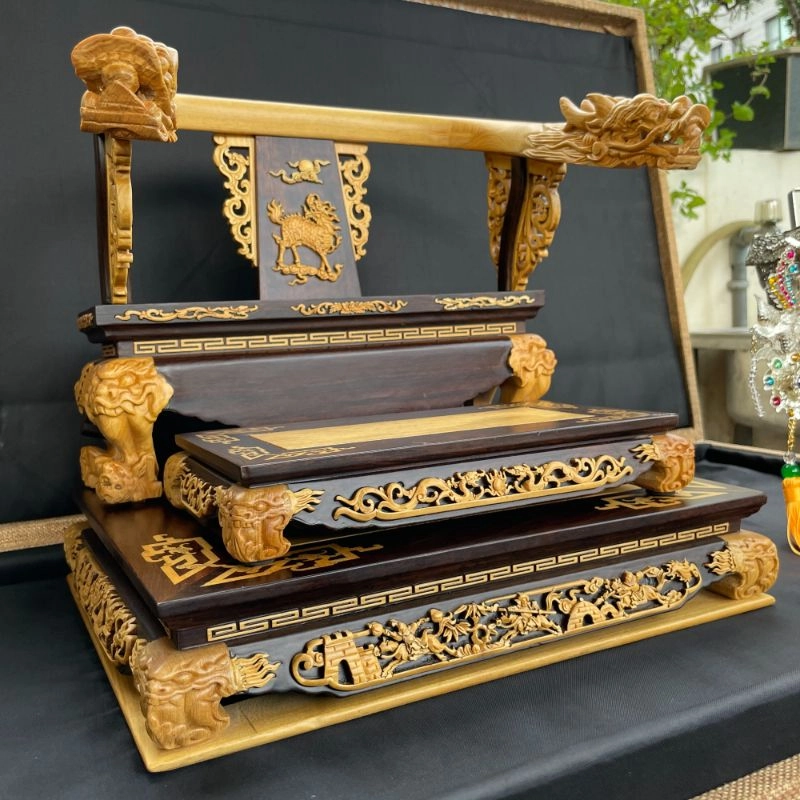 一尺托尺三托椅-黑檀入