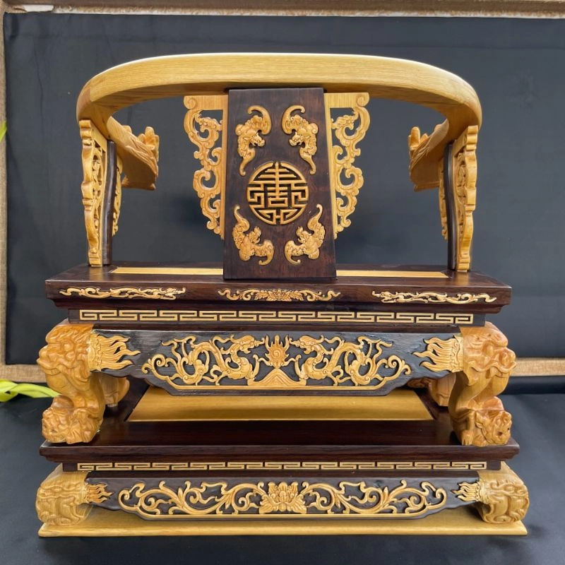 一尺托尺三托椅-黑檀入