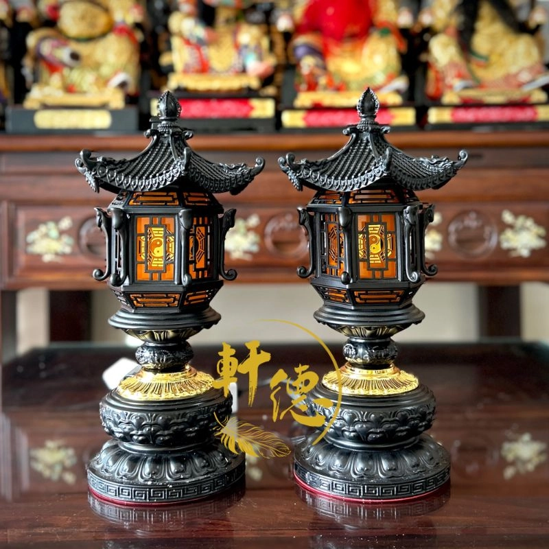黑色宮廷燈- 一尺.尺三