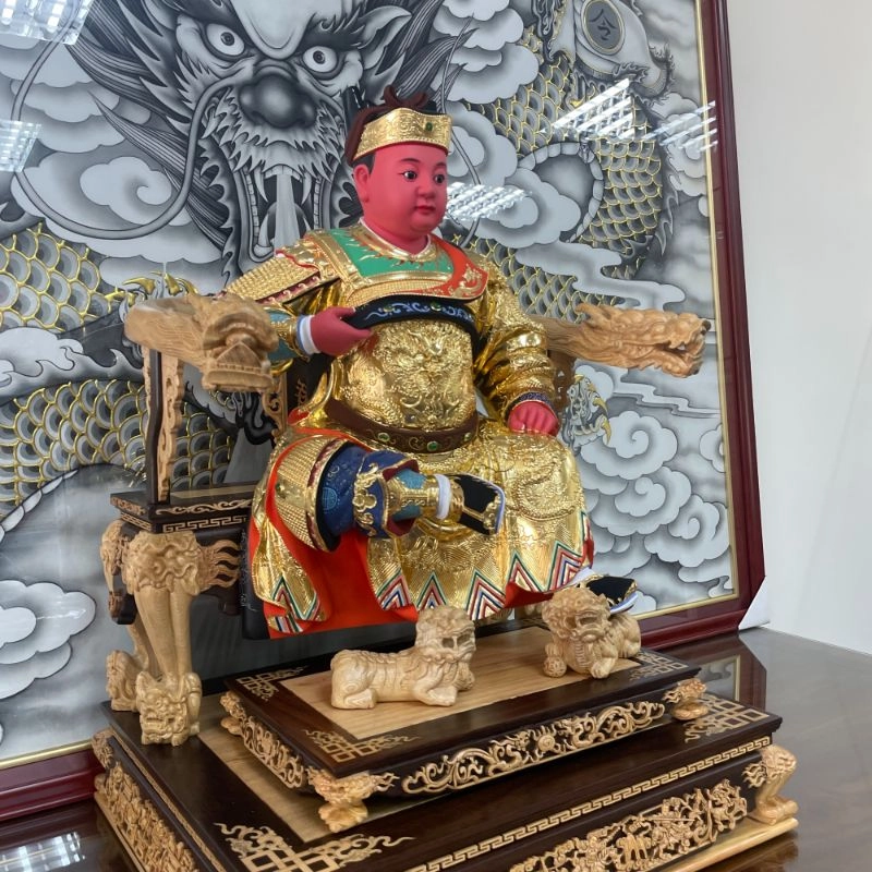 尺六托兩尺托椅-黑檀入踏獅