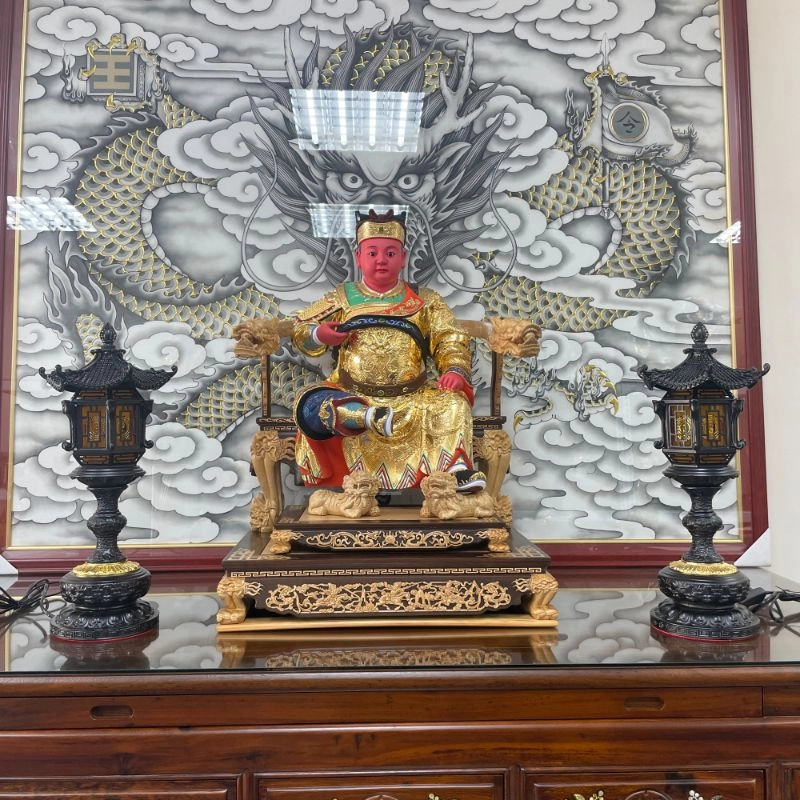 尺六托兩尺托椅-黑檀入踏獅