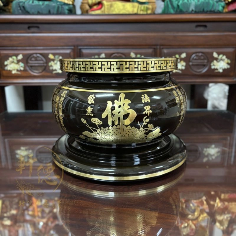 一尺心經爐-卍字邊