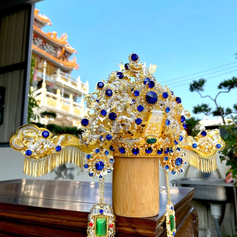 正銅咬鑽帽(厚銅)_雙色藍鑽