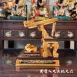 尺三托尺六踏獅-黑檀入