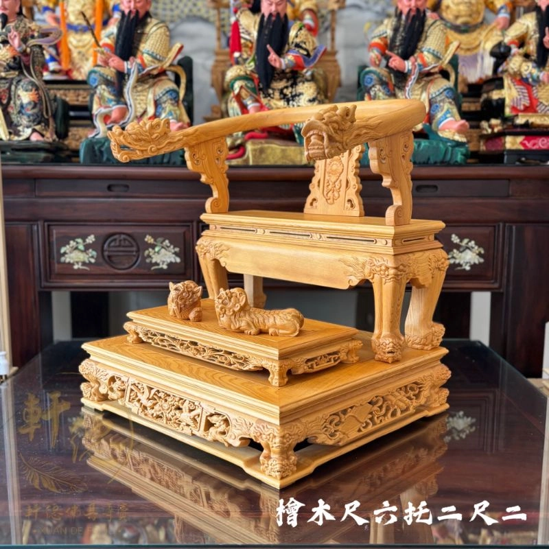 尺六托二尺二踏獅-檜木