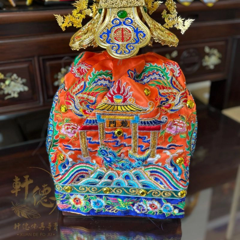 新版精細繡線浮-橘