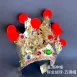 臺灣柳絲帽_金底絨球