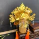 雙色水鑽帽