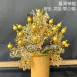 臺灣柳絲帽_金底黃珠