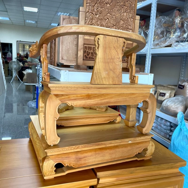 尺三托尺六托椅-檜木踏獅