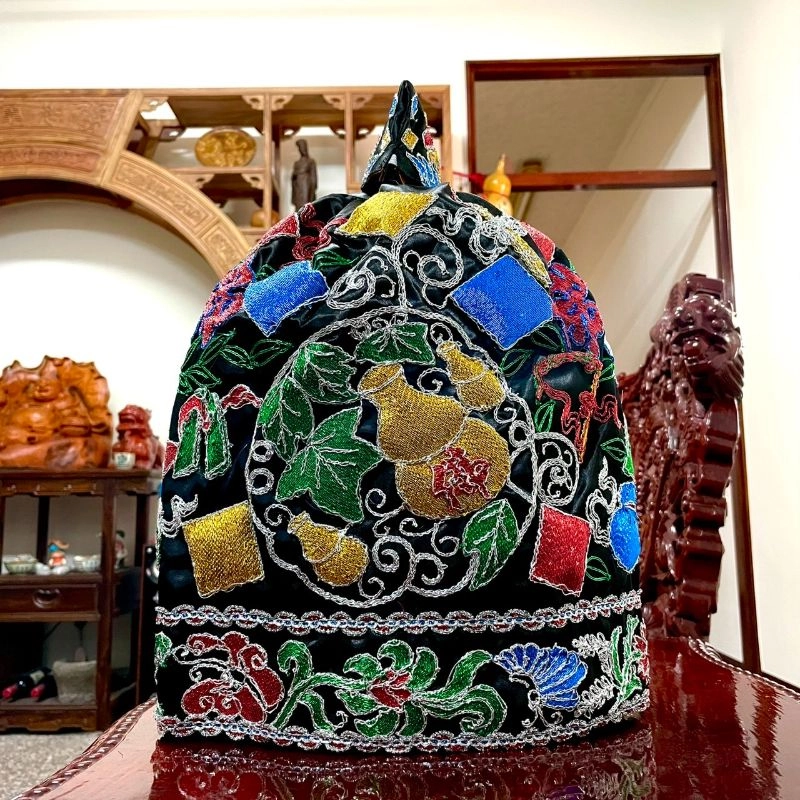 仿潮濟公衣(破衣)_黑
