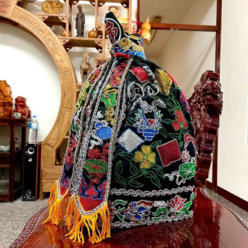 仿潮濟公衣(破衣)_黑