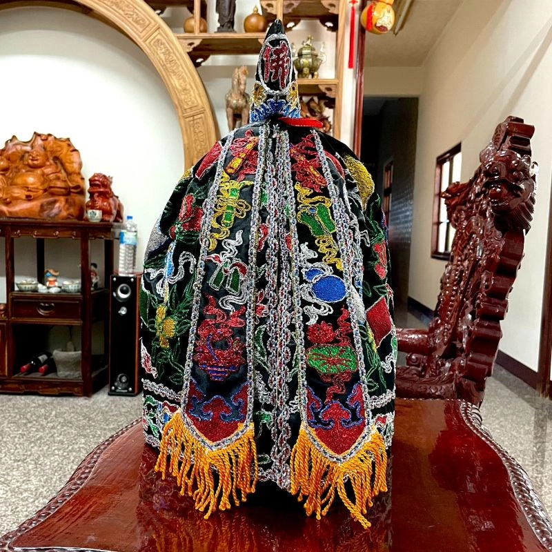 仿潮濟公衣(破衣)_黑